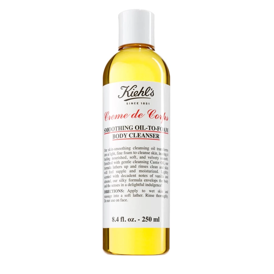 Kiehl's Creme De Corps Smoothing Oil-To-Foam Body Cleanser Gel Doccia